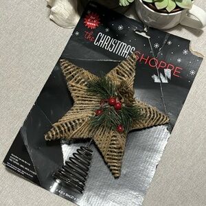 New Tree Topper Star-Metal & Twine
